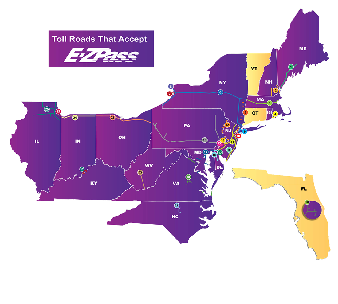 EZPass Map